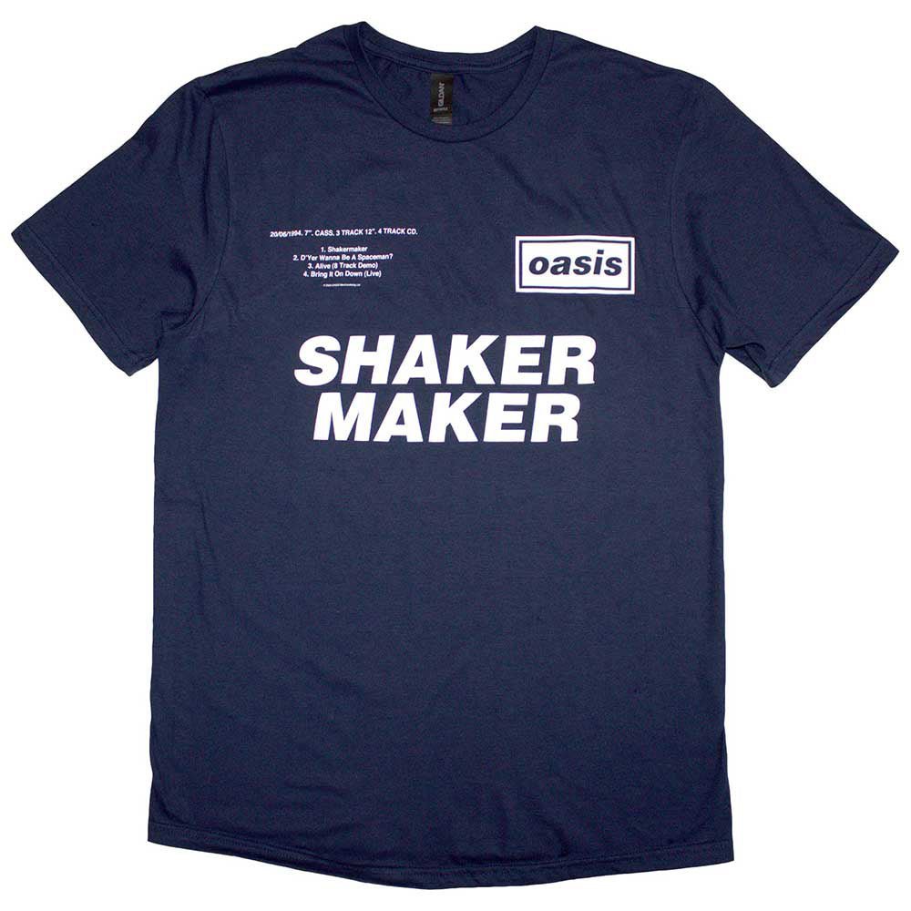 OASIS オアシス (10月 来日 記念 ) - Shakermaker Tracklisting / Tシャツ / メンズ - PGS
